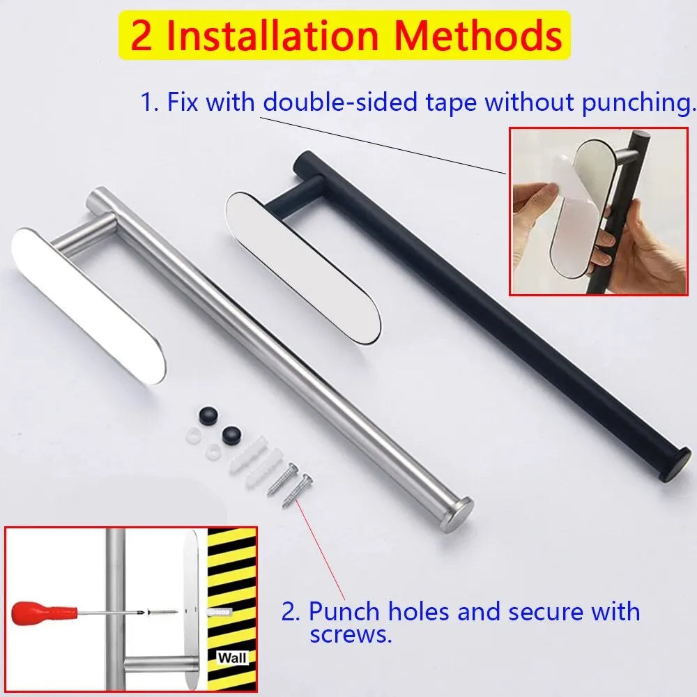 Adhesive Kitchen Paper Towel Holder