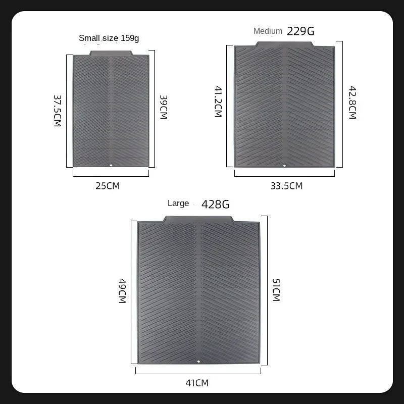 Silicone Kitchen Drain & Drying Mat