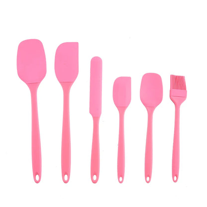 Silicone Spatula, Scraper & Oil Brush Set