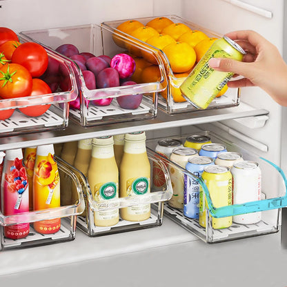 Fridge Storage Containers for Fruits Vegetables & Drinks