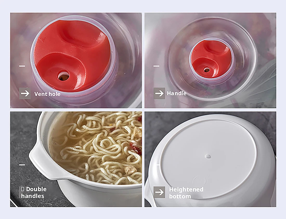 Microwave Food Heating Container with Lid