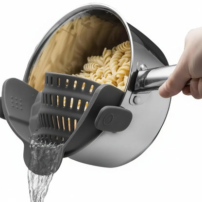 Clip On Strainer for Pots, Pans & Bowls