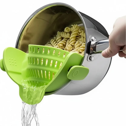 Clip On Strainer for Pots, Pans & Bowls