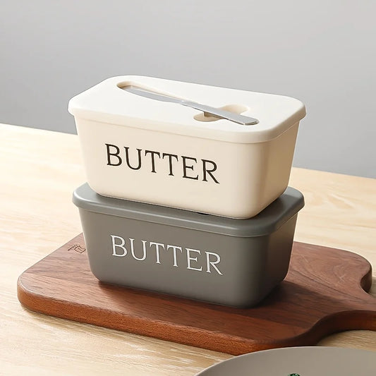 Butter Storage Container with Knife