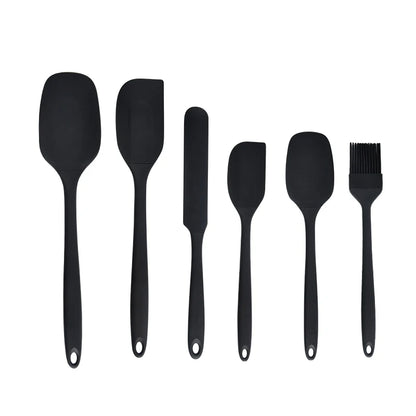 Silicone Spatula, Scraper & Oil Brush Set