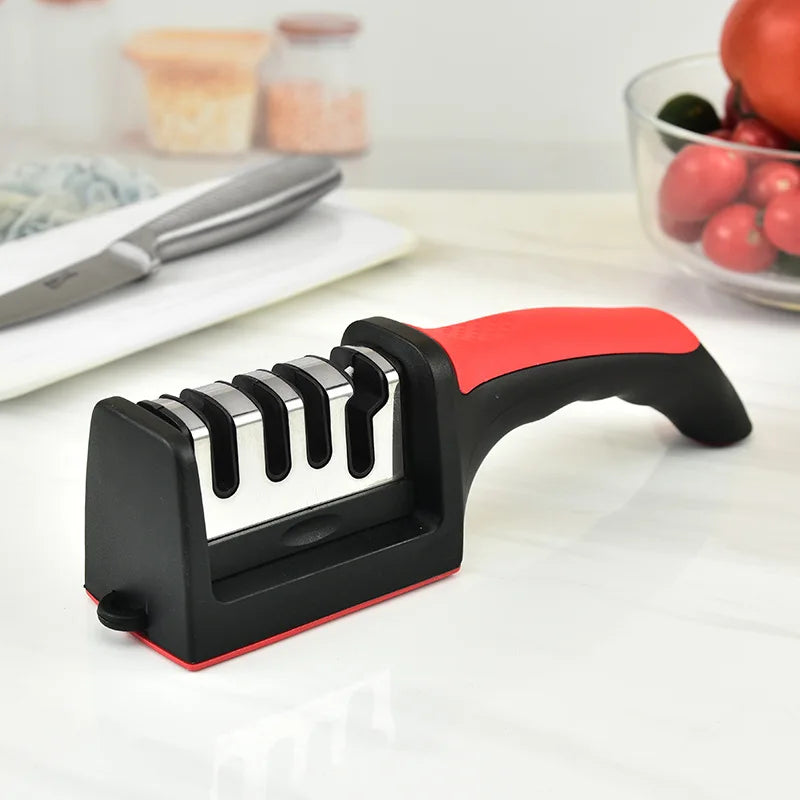 4-Section Multi-Functional Knife Sharpener