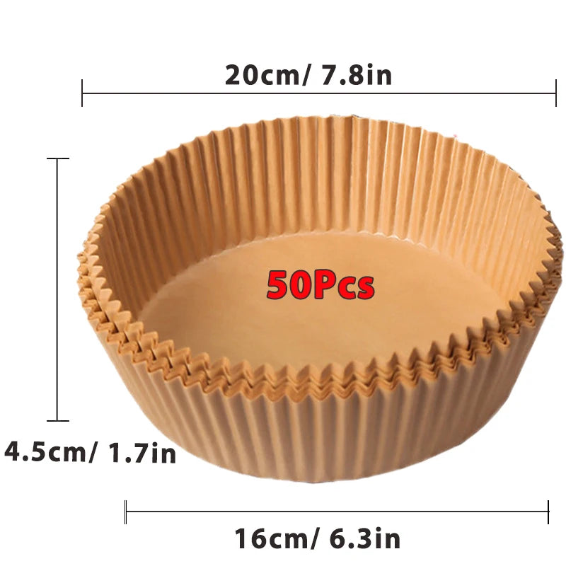 Non Stick Round Air Fryer Baking Papers