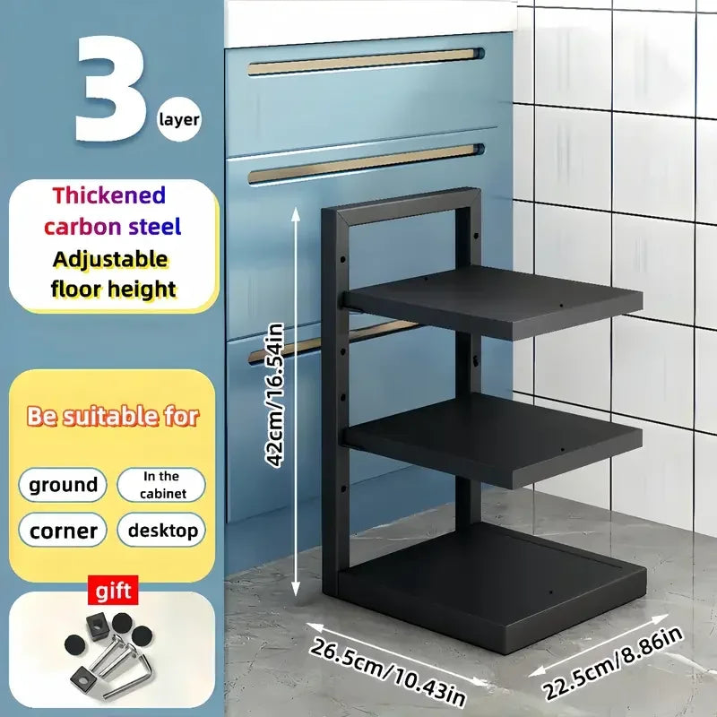 Multi Layer Kitchen Pot & Pan Storage Rack
