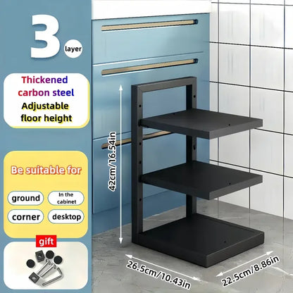 Multi Layer Kitchen Pot & Pan Storage Rack