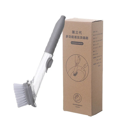 2-in-1 Long Handle Dishwashing Brush