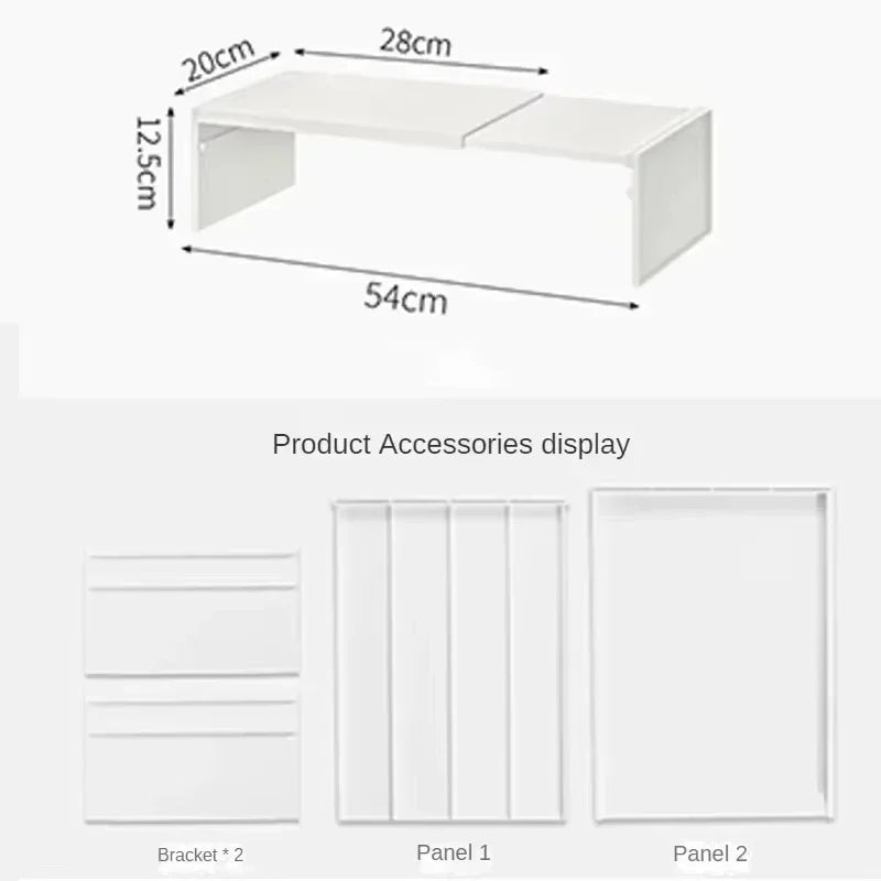 Adjustable Kitchen Cabinet Shelf Organizer
