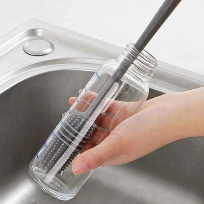 Silicone Milk Bottle & Glass Cleaning Brush