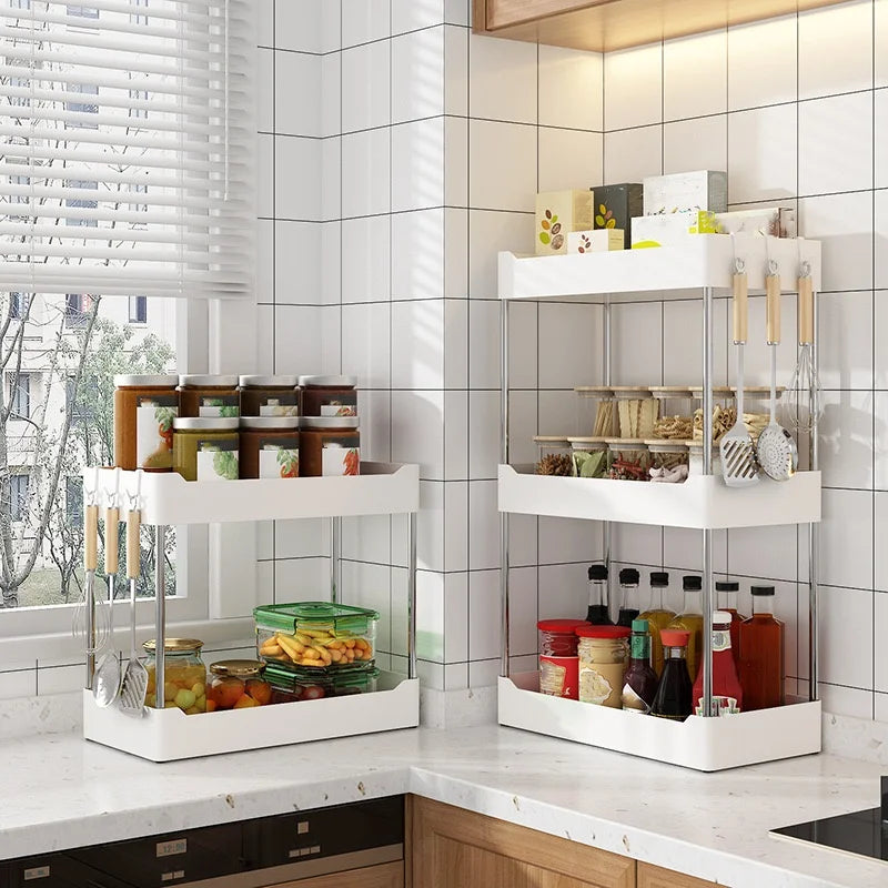 Multi Functional Kitchen Corner Storage Rack