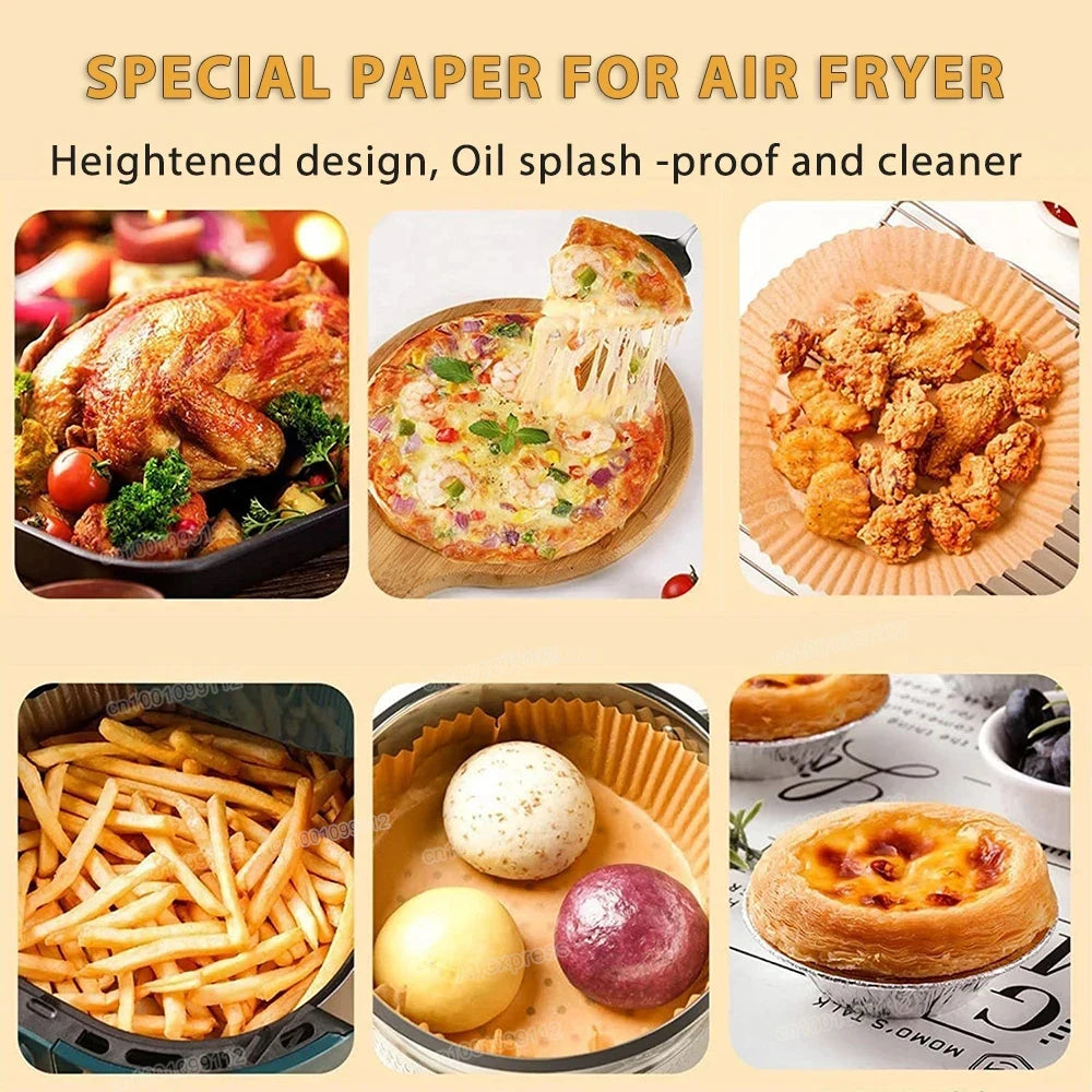Non Stick Round Air Fryer Baking Papers