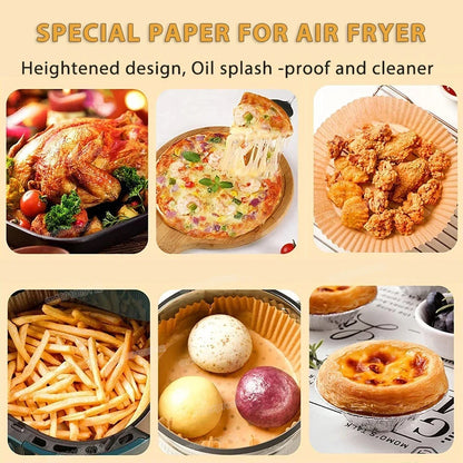 Non Stick Round Air Fryer Baking Papers