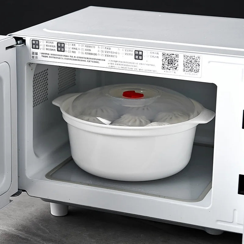 Microwave Food Heating Container with Lid