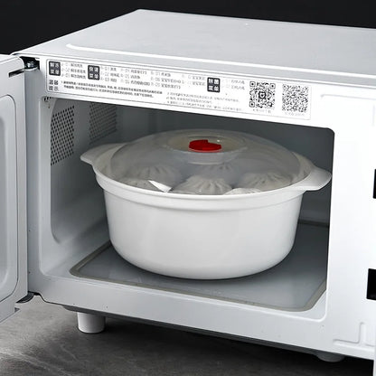 Microwave Food Heating Container with Lid