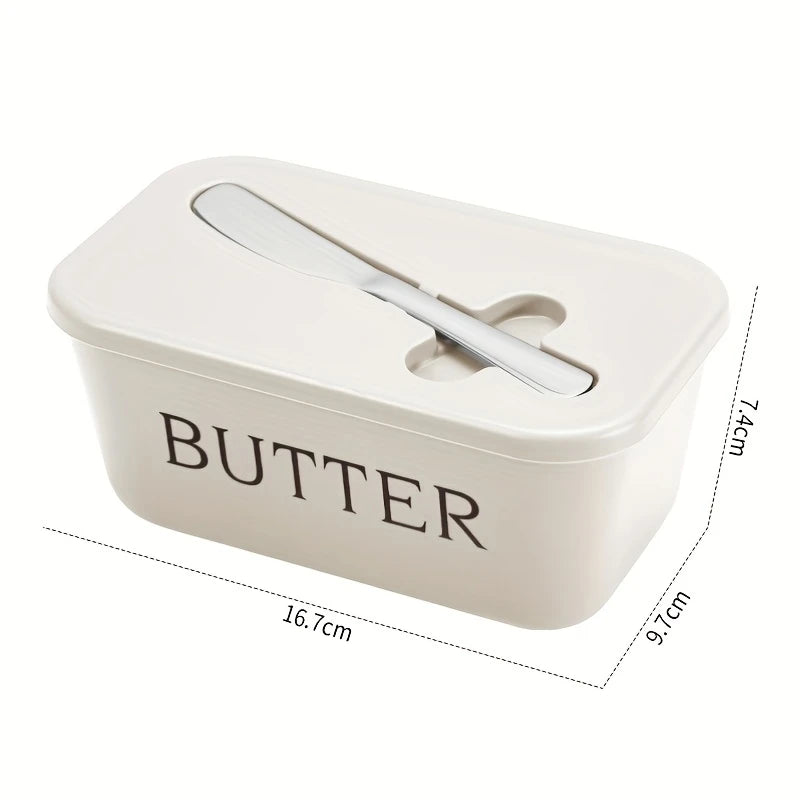 Butter Storage Container with Knife