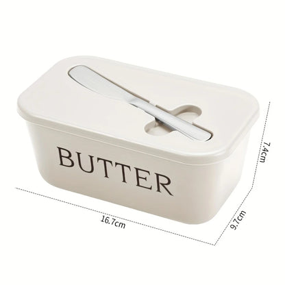 Butter Storage Container with Knife
