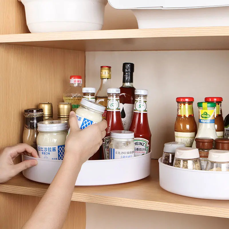 360° Rotating Kitchen Cabinet Organizer