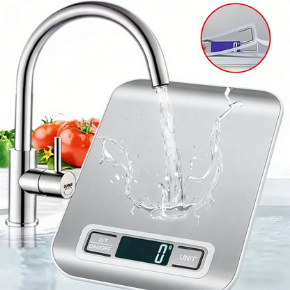 10/5kg Stainless Steel Digital Kitchen Scale