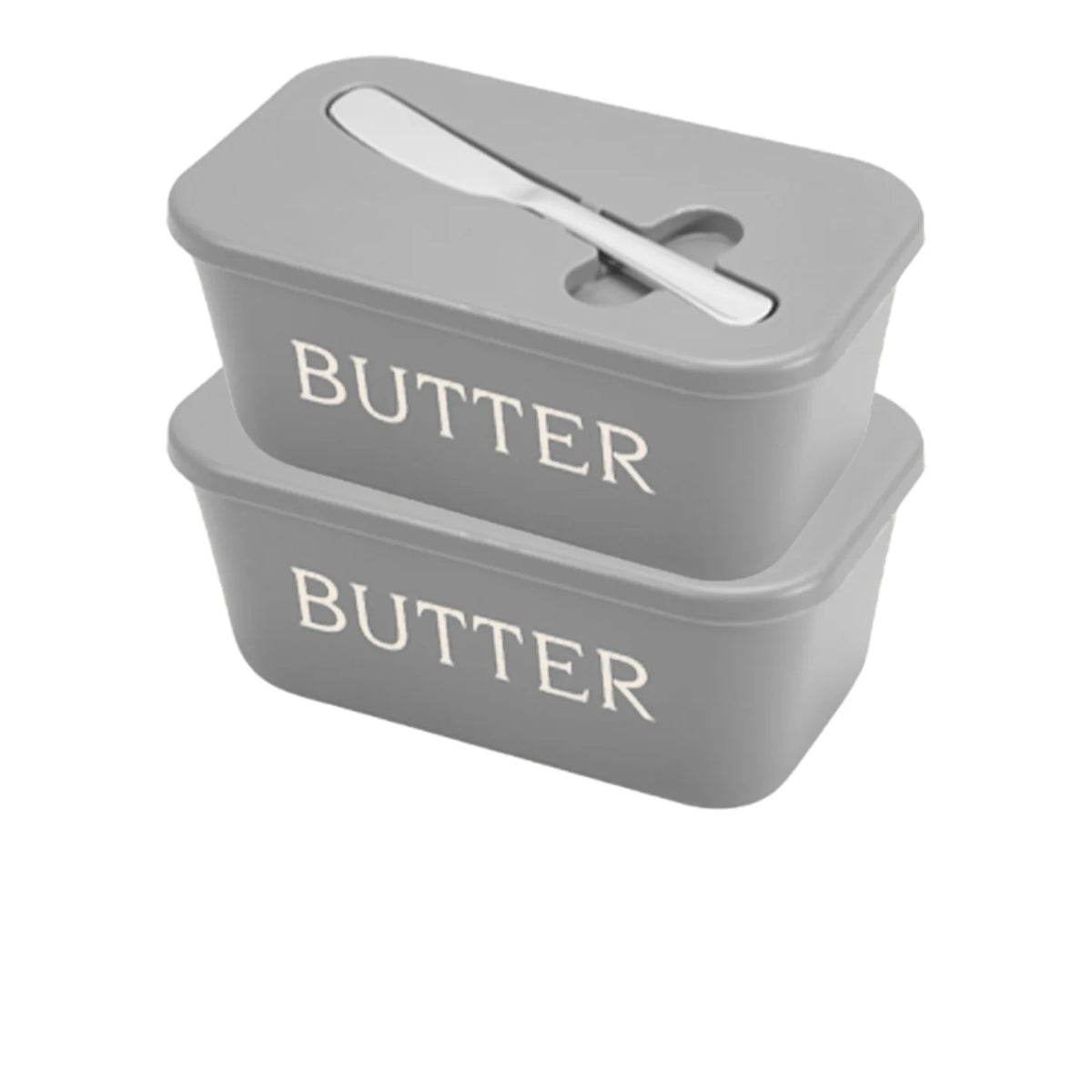 Butter Storage Container with Knife