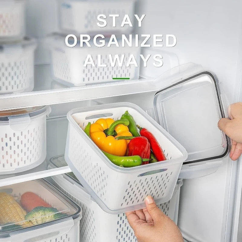 Fridge Fruit & Vegetable Storage Box Set
