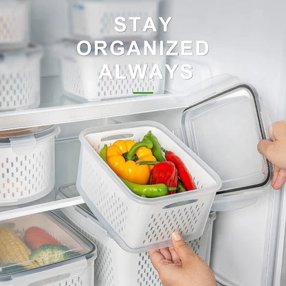 Fridge Fruit & Vegetable Storage Box Set