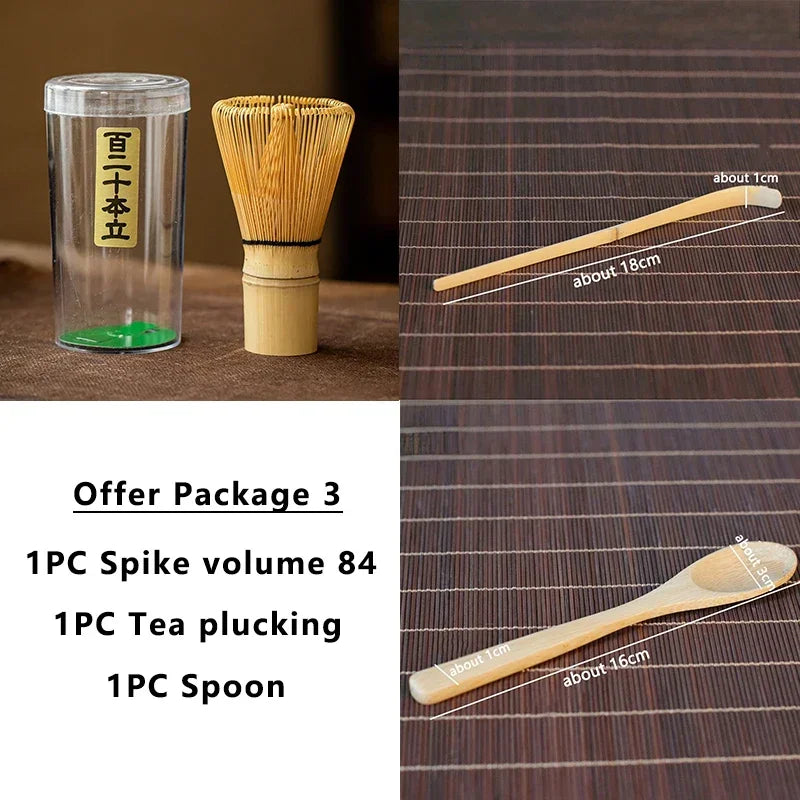 Japanese Matcha Tea Set with Bamboo Whisk
