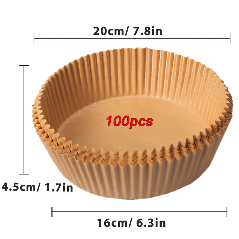 Non Stick Round Air Fryer Baking Papers
