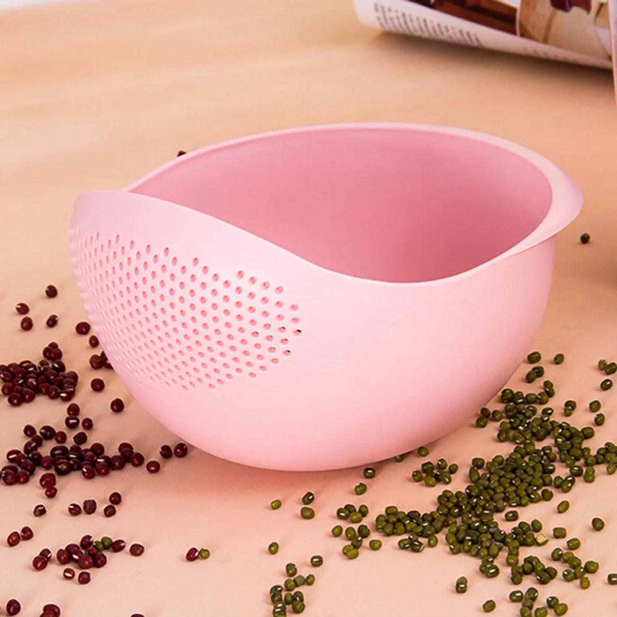Kitchen Colander Rice & Fruit Washing Basket