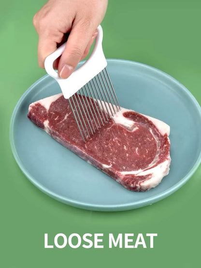Stainless Steel Onion & Potato Slicing Tool